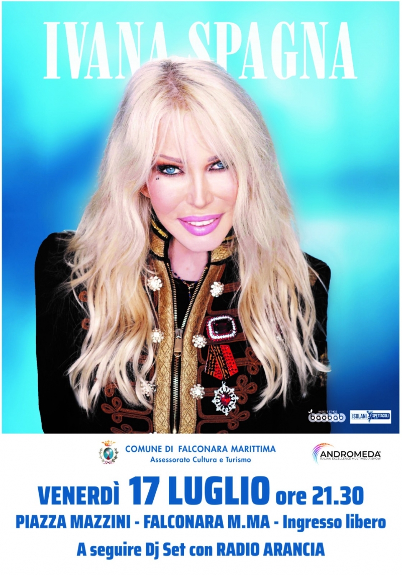 Ivana Spagna in concerto - venerd� 17 luglio - piazza Mazzini - ingresso gratuito