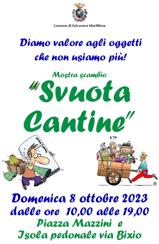 Immagine di copertina per Svuota Cantine 2023 - rinvio a domenica 8 ottobre